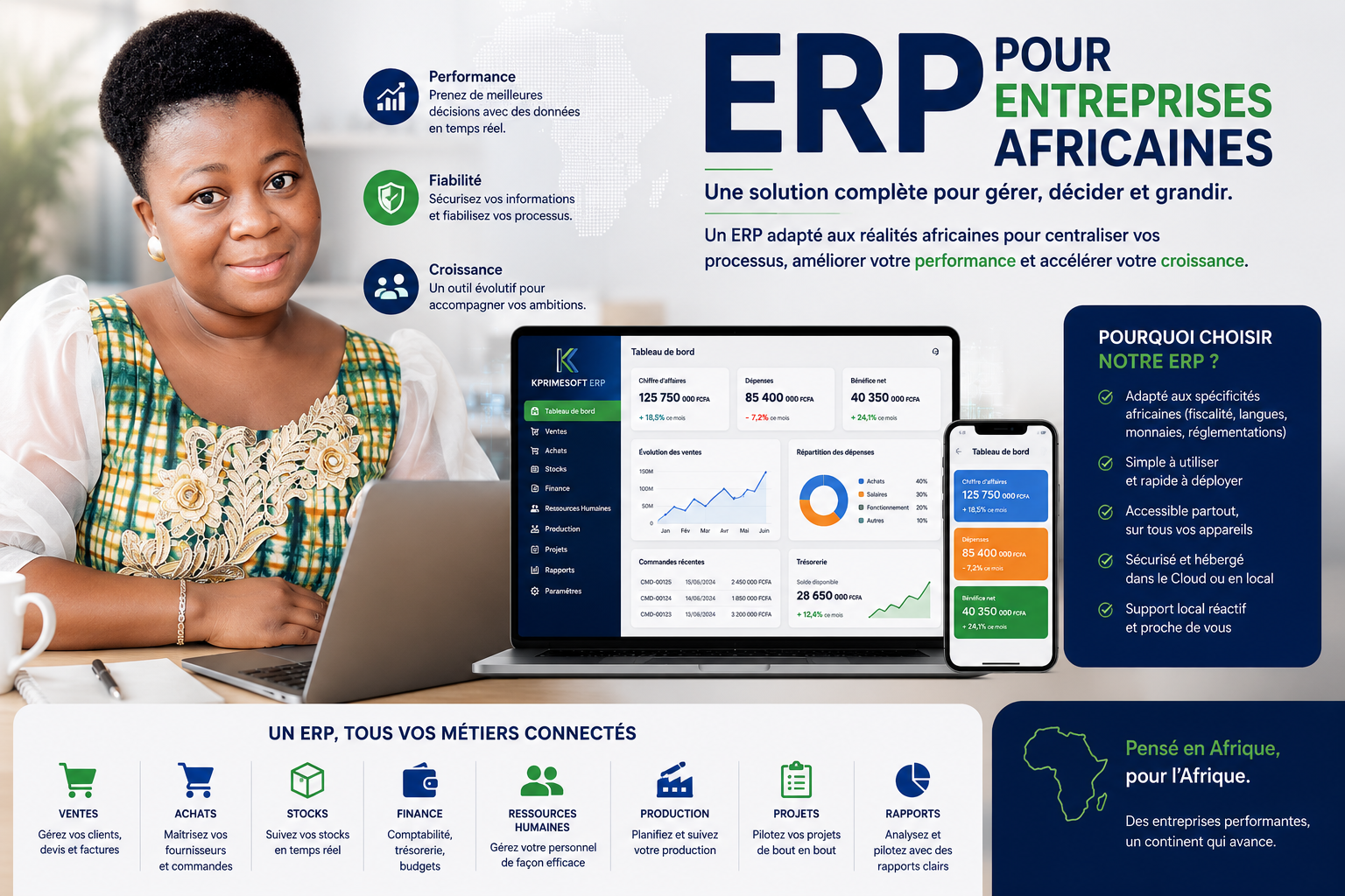 ERP pour entreprises africaines